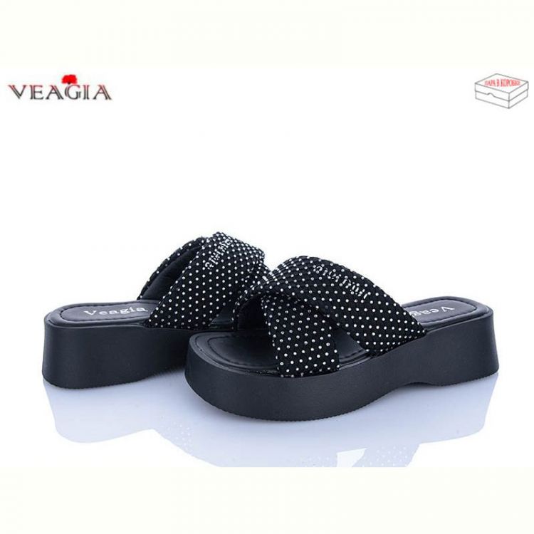 Купить Шлепанцы Veagia N8 black на obuv-plus.com.ua