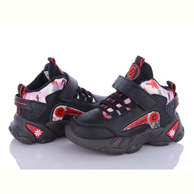 Купить Кроссовки Clibee E79 black-red на obuv-plus.com.ua