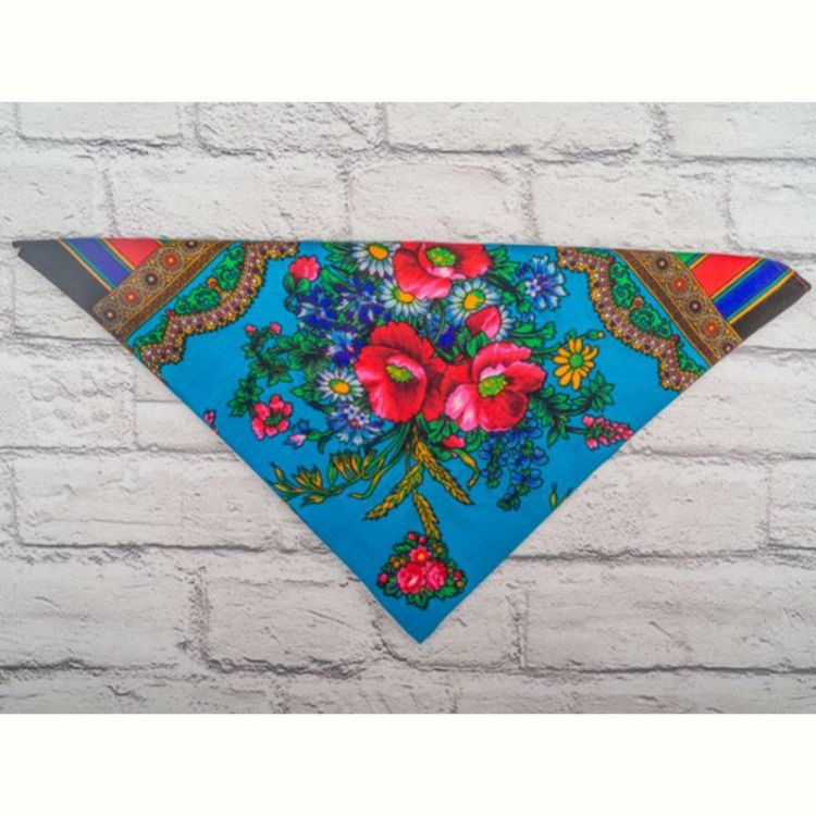 Купить Платок Shawls P179 blue на obuv-plus.com.ua