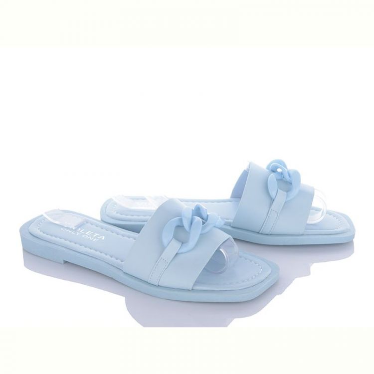 Купить Шлепанцы Violeta 197-121 blue на obuv-plus.com.ua