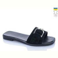 Купить Шлепанцы Garti 49 чорний замш на obuv-plus.com.ua