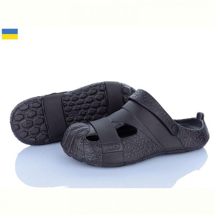 Купить Кроксы Golden Lion 528 шоколад на obuv-plus.com.ua