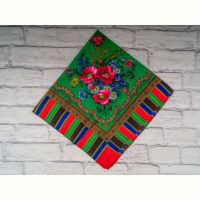 Купить Платок Shawls P178 green на obuv-plus.com.ua
