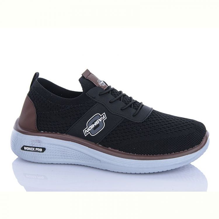 Купить Кроссовки Wonex 45-406 black на obuv-plus.com.ua