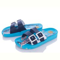 Купить Шлепанцы Angel 11378 white-blue на obuv-plus.com.ua