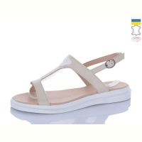 Купить Босоножки Sali 1109 бежевий біл-п. на obuv-plus.com.ua