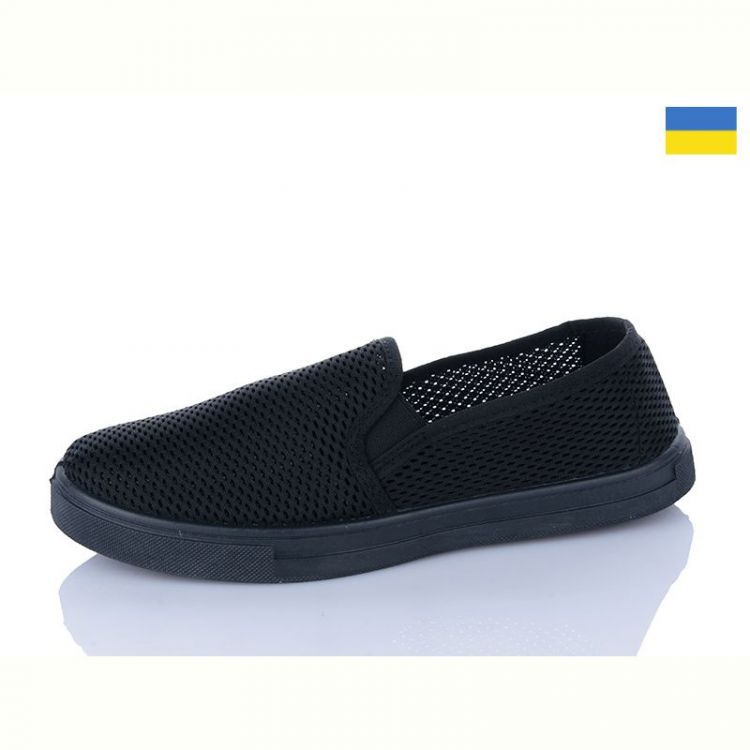 Купить Слипоны RGP Мокасини чорний на obuv-plus.com.ua