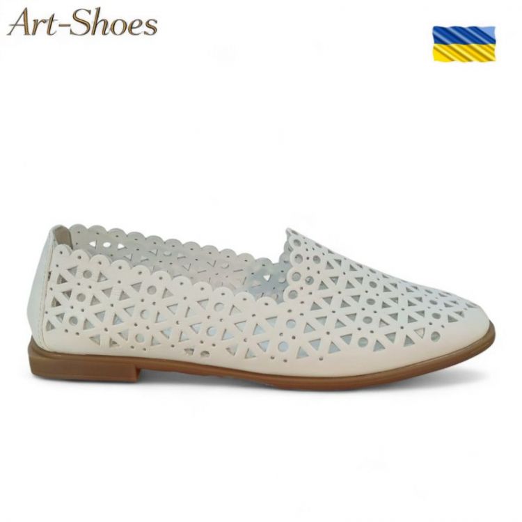 Купить Туфли DvaShoes ART-609 бел на obuv-plus.com.ua