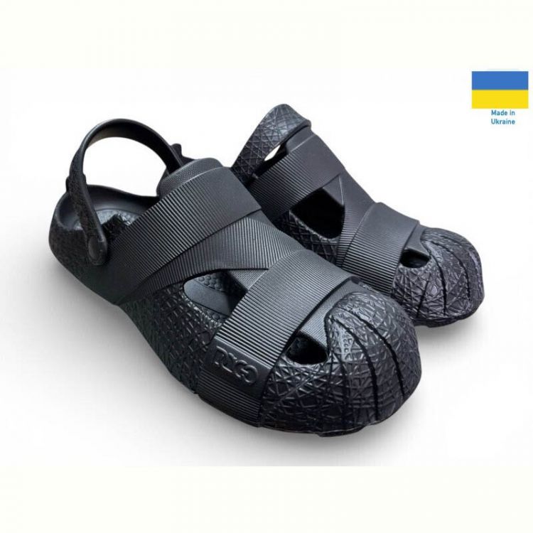 Купить Кроксы Dago 528 чорний на obuv-plus.com.ua