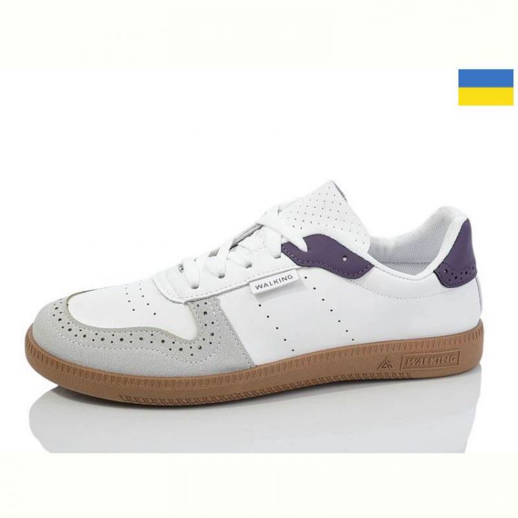 Купить Кроссовки Demur 720-4 білий-фіол на obuv-plus.com.ua