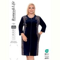 Купить Халат Cotpark 3098B navy на obuv-plus.com.ua