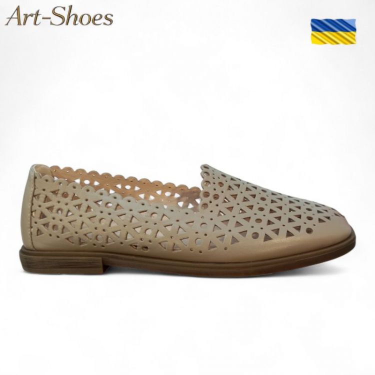 Купить Туфли DvaShoes ART-809 латте на obuv-plus.com.ua