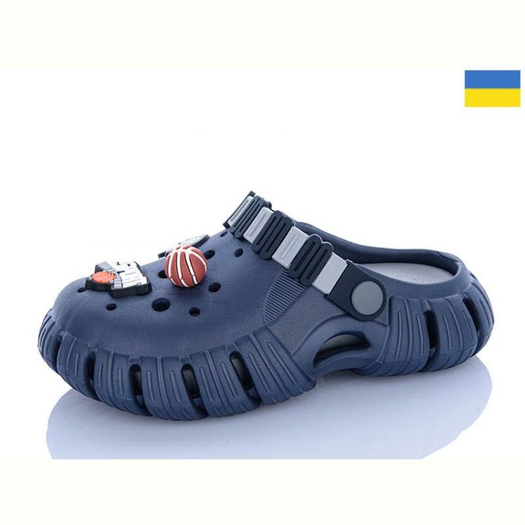 Купить Кроксы Gipanis Гіпаніс Д012 т.синій-св.сірий на obuv-plus.com.ua