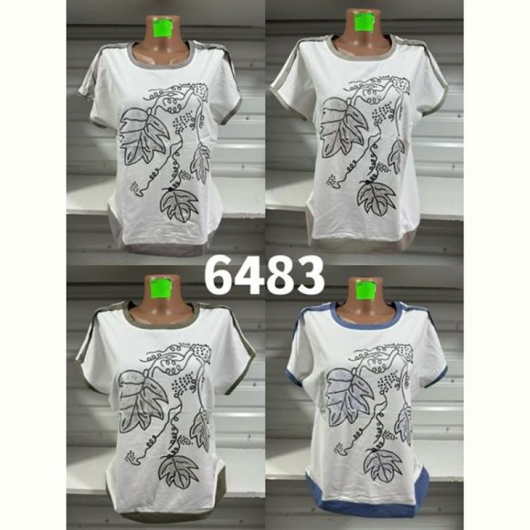 Купить Футболка Gertie 6483 white-grey на obuv-plus.com.ua