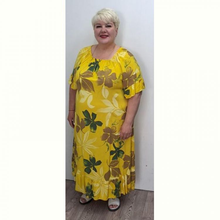 Купить Платье Romeo life RL1067 yellow на obuv-plus.com.ua