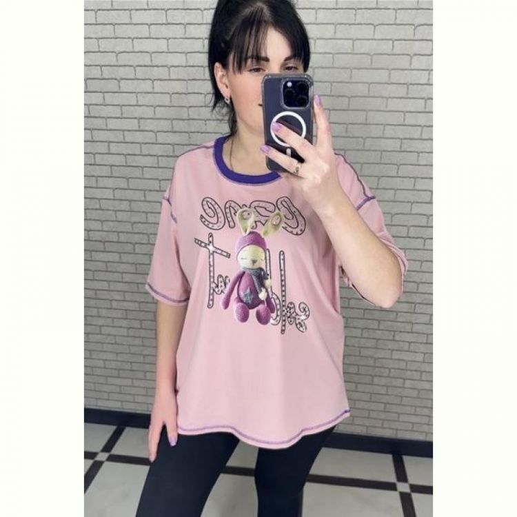 Купить Футболка LeVisha 250104 pink на obuv-plus.com.ua