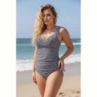 Купить Купальник DFK W0575 black-white на obuv-plus.com.ua