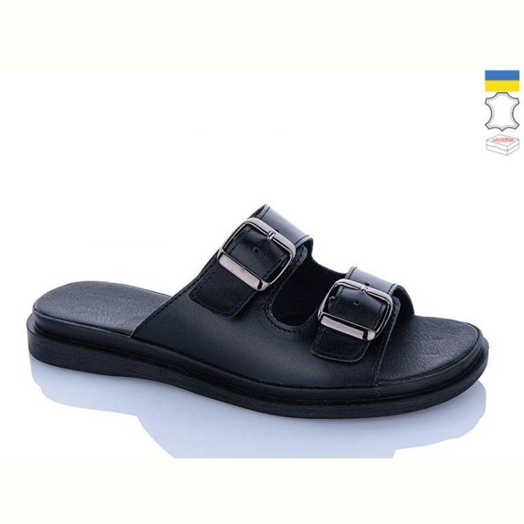 Купить Шлепанцы Sali 191 чорний к чор-п. на obuv-plus.com.ua