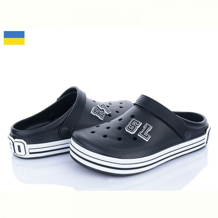 Купить Кроксы Dago Dago 601 чорний на obuv-plus.com.ua