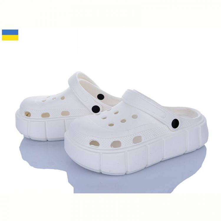Купить Кроксы Golden Lion 152 білий на obuv-plus.com.ua