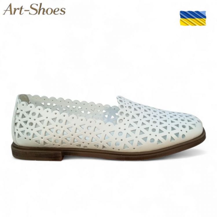 Купить Туфли DvaShoes ART-809 бел на obuv-plus.com.ua