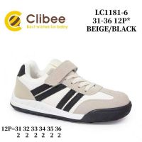 Купить Кроссовки Clibee ApB-LC1181-6 beige-black на obuv-plus.com.ua