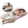 Купить Подушка П-форма IDEIA 140х75х20 см U-shape для беременных, реабилитации и повседневного комфорта с наволочкой на obuv-plus.com.ua