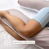 Купить Подушка П-форма IDEIA 140х75х20 см U-shape для беременных, реабилитации и повседневного комфорта с наволочкой на obuv-plus.com.ua