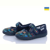 Купить Тапочки Vitaliya V1-30 football синій на obuv-plus.com.ua
