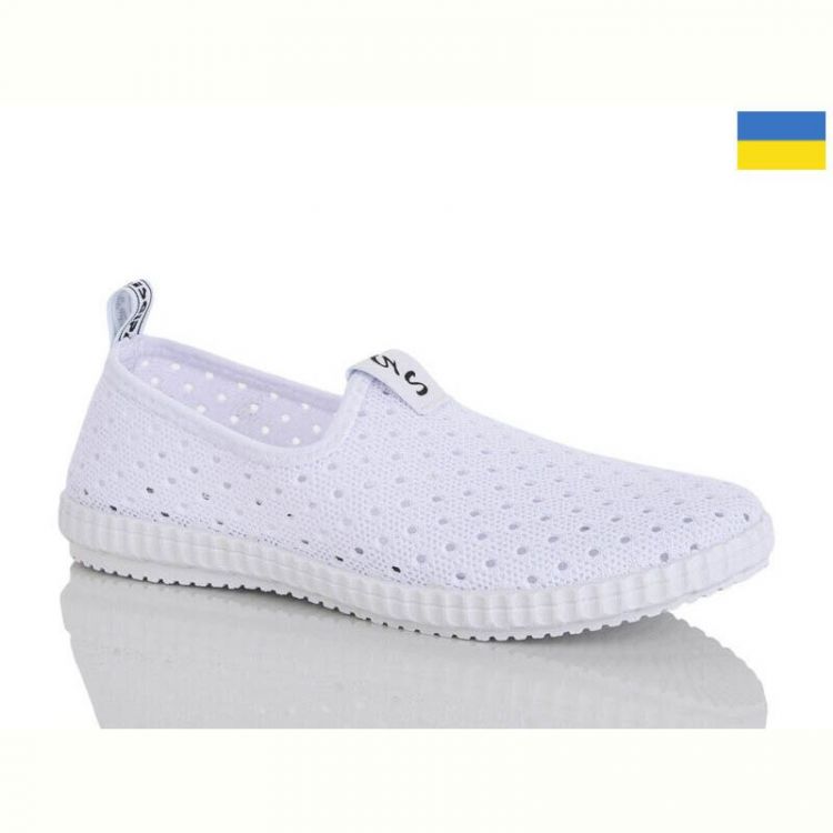 Купить Слипоны Demur 6526 білий на obuv-plus.com.ua