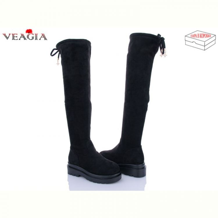 Купить Ботфорты Veagia M153-2 єврохутро на obuv-plus.com.ua