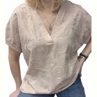 Купить Футболка Elena&Vika 26003 beige на obuv-plus.com.ua