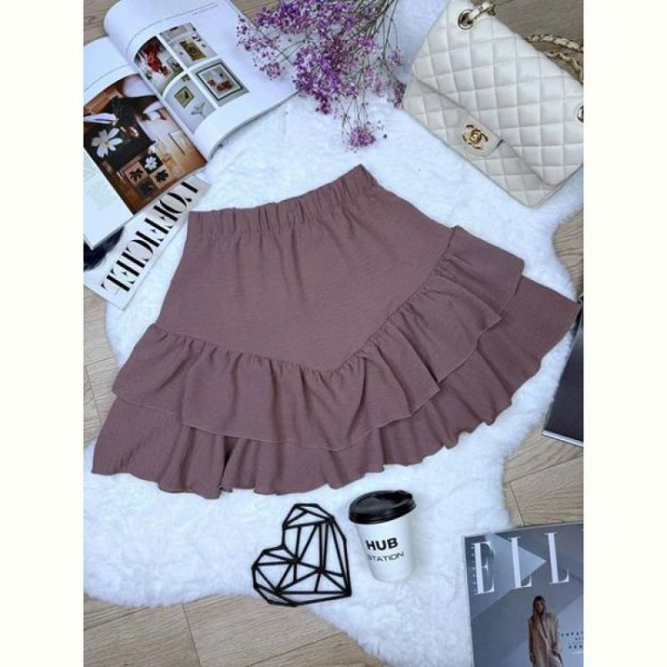 Купить Юбка Arina 2447 brown на obuv-plus.com.ua