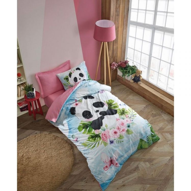 Купить Комплект постельного белья полуторный Cotton box Junior Jodi Pembe на obuv-plus.com.ua