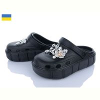 Купить Кроксы Golden Lion 152-2-1 чорний на obuv-plus.com.ua