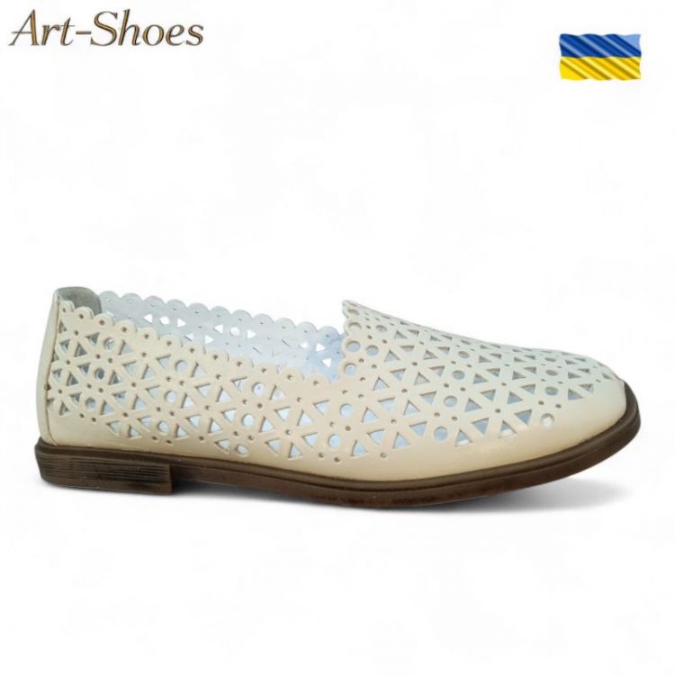Купить Туфли DvaShoes ART-809 беж на obuv-plus.com.ua