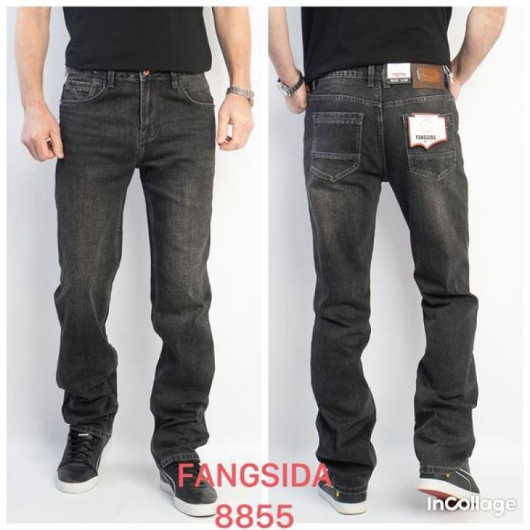 Купить Джинсы Fangsida 8855 d.grey на obuv-plus.com.ua