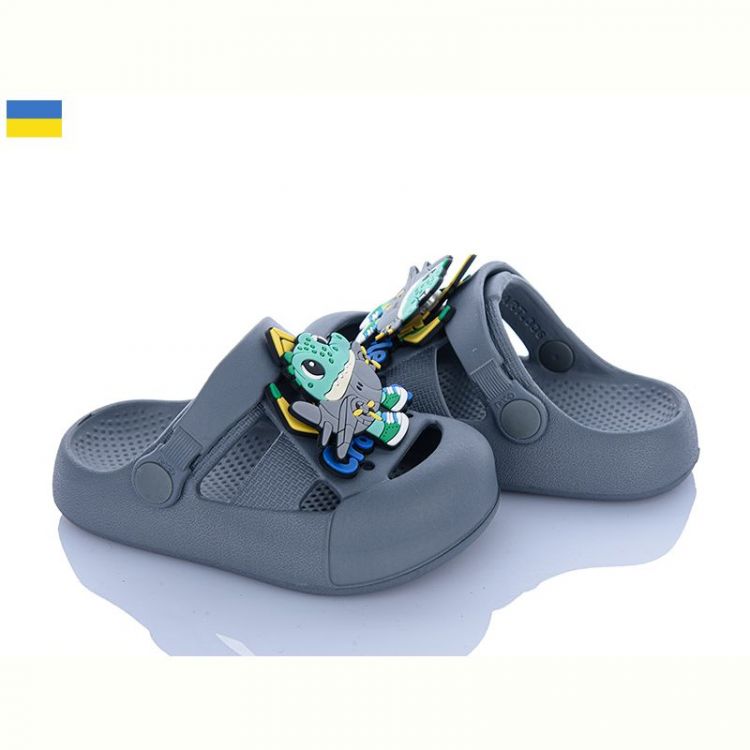 Купить Кроксы Dago 336 т.сірий на obuv-plus.com.ua