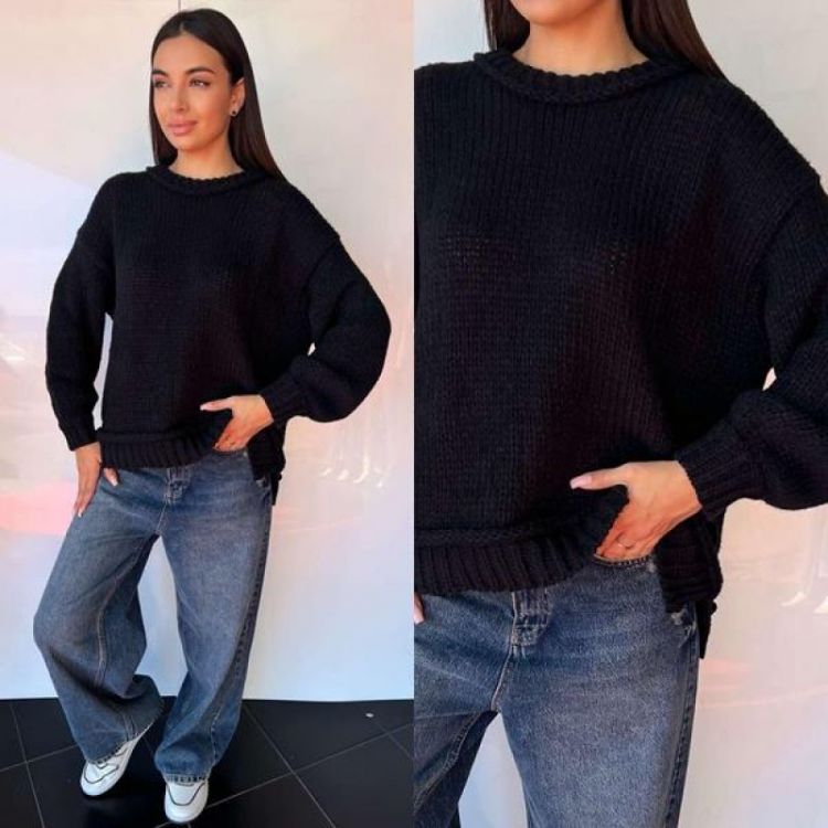 Купить Свитер i8denim Women TB96 black на obuv-plus.com.ua