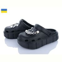Купить Кроксы Golden Lion 152-2-2 чорний на obuv-plus.com.ua