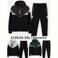Купить Костюм спорт TRAN A135 black-green на obuv-plus.com.ua
