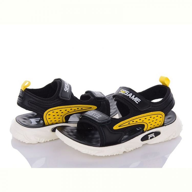Купить Босоножки Angel PL10-C08 black-yellow на obuv-plus.com.ua