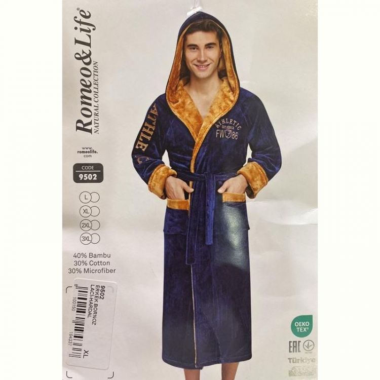 Купить Халат Cotpark 9505 navy на obuv-plus.com.ua