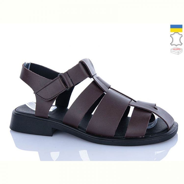 Купить Босоножки Sali 267 коричневий к чор-п. на obuv-plus.com.ua