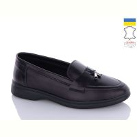 Купить Туфли Garti 401 чорний шкіра на obuv-plus.com.ua