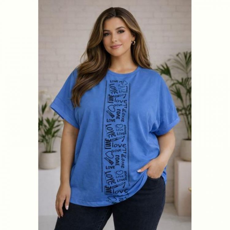 Купить Футболка Arina 135-1 blue на obuv-plus.com.ua