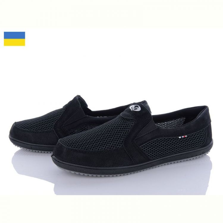 Купить Слипоны Lvovbaza Verta Т11 чорний на obuv-plus.com.ua