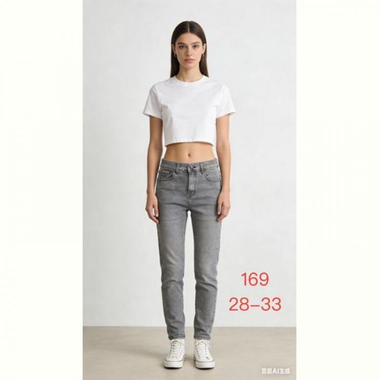 Купить Джинсы NewJeans 169 l.grey на obuv-plus.com.ua