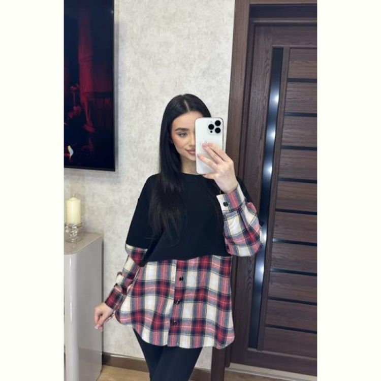 Купить Рубашка Valentina 7 red на obuv-plus.com.ua