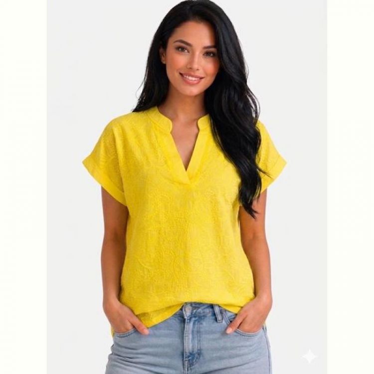 Купить Футболка LeVisha 26007 yellow на obuv-plus.com.ua